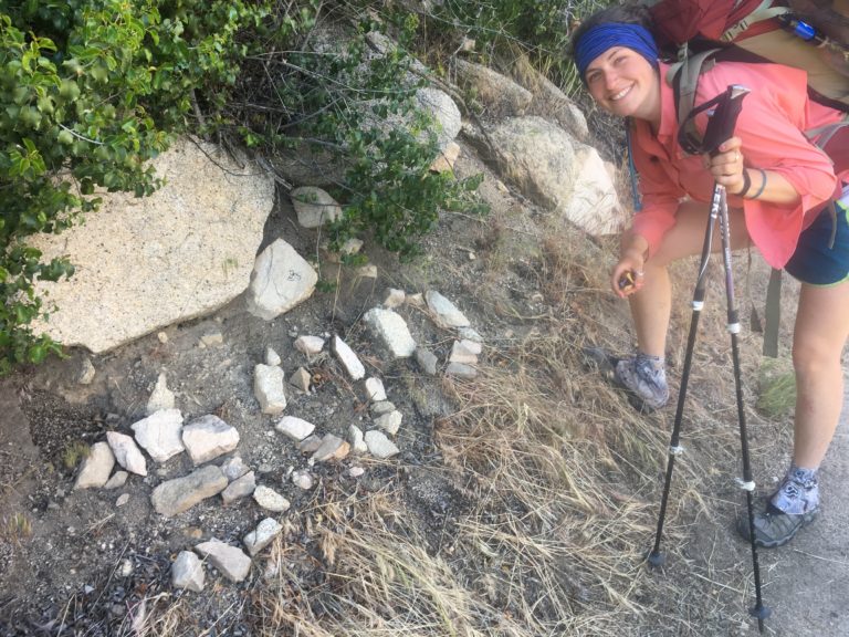 Sophia hiking