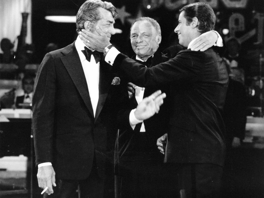 Jerry Lewis, Frank Sinatra, and Dean Martin