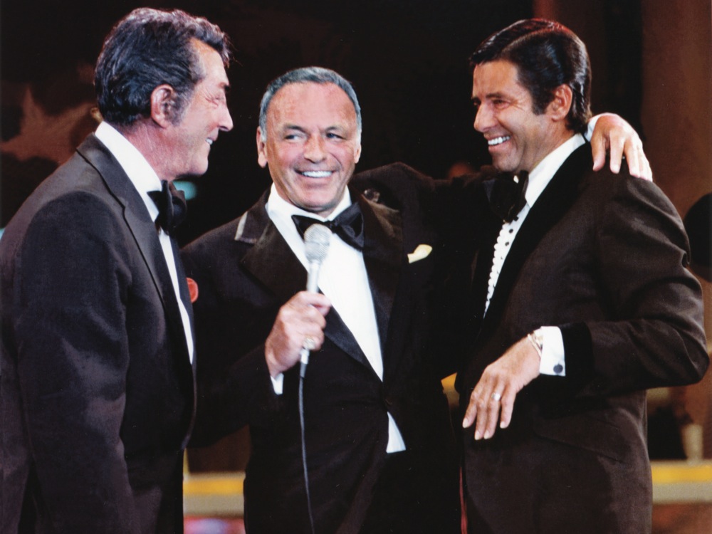 Jerry Lewis, Frank Sinatra and Dean Martin