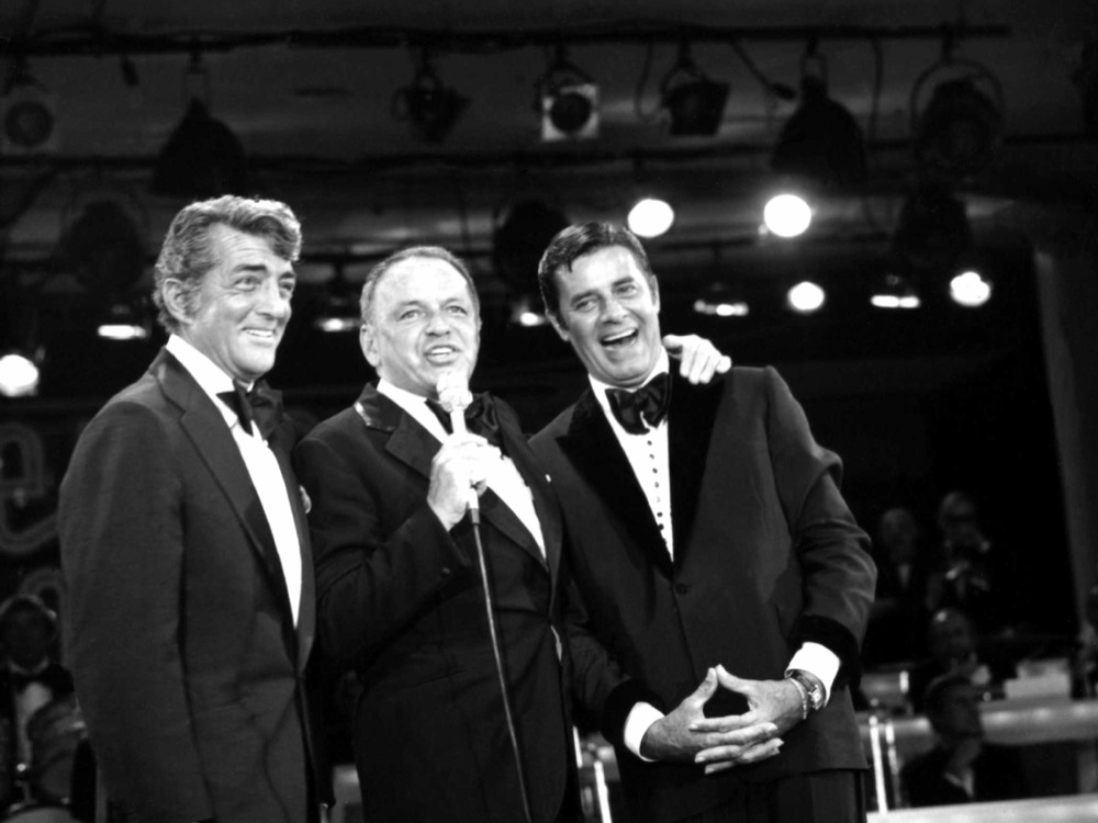 Jerry Lewis, Frank Sinatra and Dean Martin