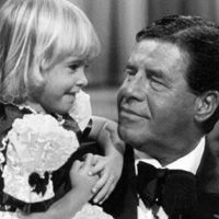 Jerry Lewis with a little girl