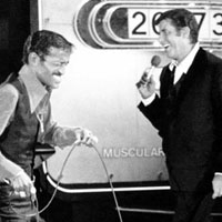 Jerry Lewis on a game show for the MDA