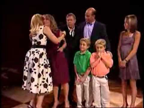 A picture of the Rhoad Family on the MDA Telethon