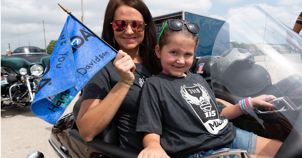 Join alumni MDA National Ambassador Faith Fortenberry and her family for Virtual Harley-Davidson MDA Ride for Life.