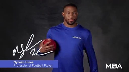 Muscular Dystrophy Association PSA with Nyheim Hines, NFL running back of the Indianapolis Colts.