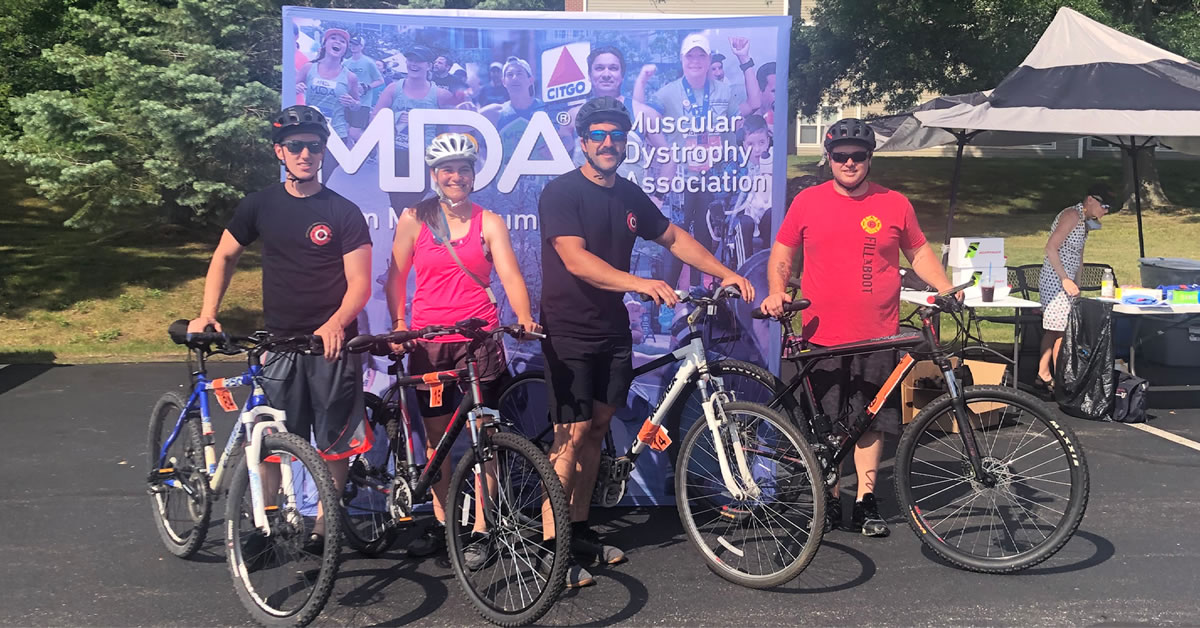 MDA & IAFF Professional Fire Fighters of New Hampshire 34th Annual Trans New Hampshire Bike Ride Raises Over $80,000 for Research and Care for Neuromuscular Community