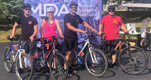 MDA & IAFF Professional Fire Fighters of New Hampshire 34th Annual Trans New Hampshire Bike Ride Raises Over $80,000 for Research and Care for Neuromuscular Community