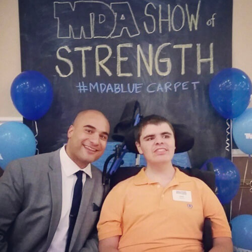 Maika Maumau at MDA Show of Strength event.