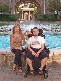 Theresa Armstrong and son Mark Eisenberg