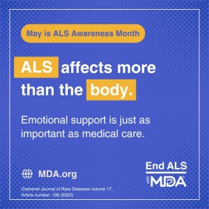 A shareable Instagram image with some facts about ALS.