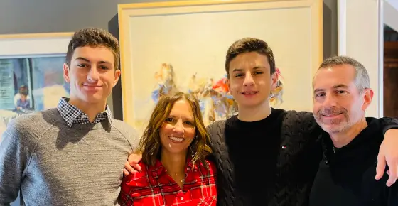 A picture of a family.