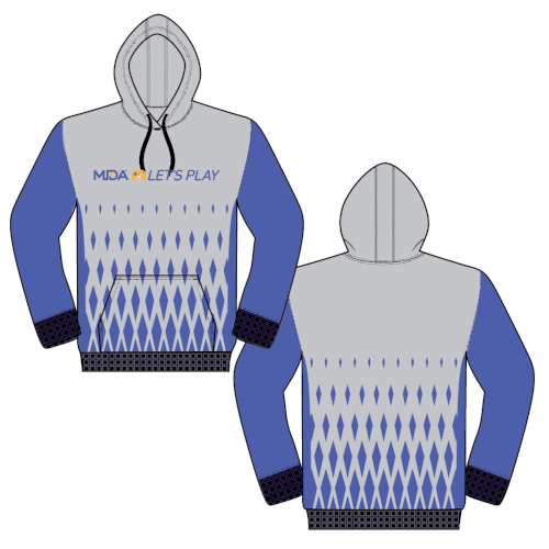 Special MDA gaming hoodie.