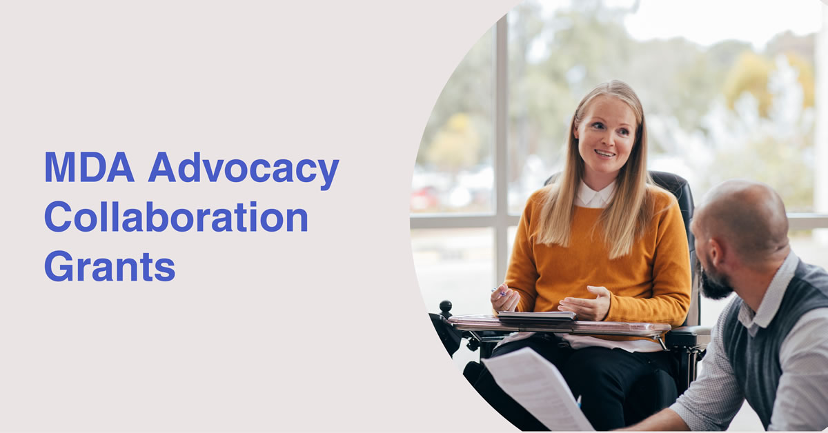 MDA Advocacy Collaboration Grants banner image