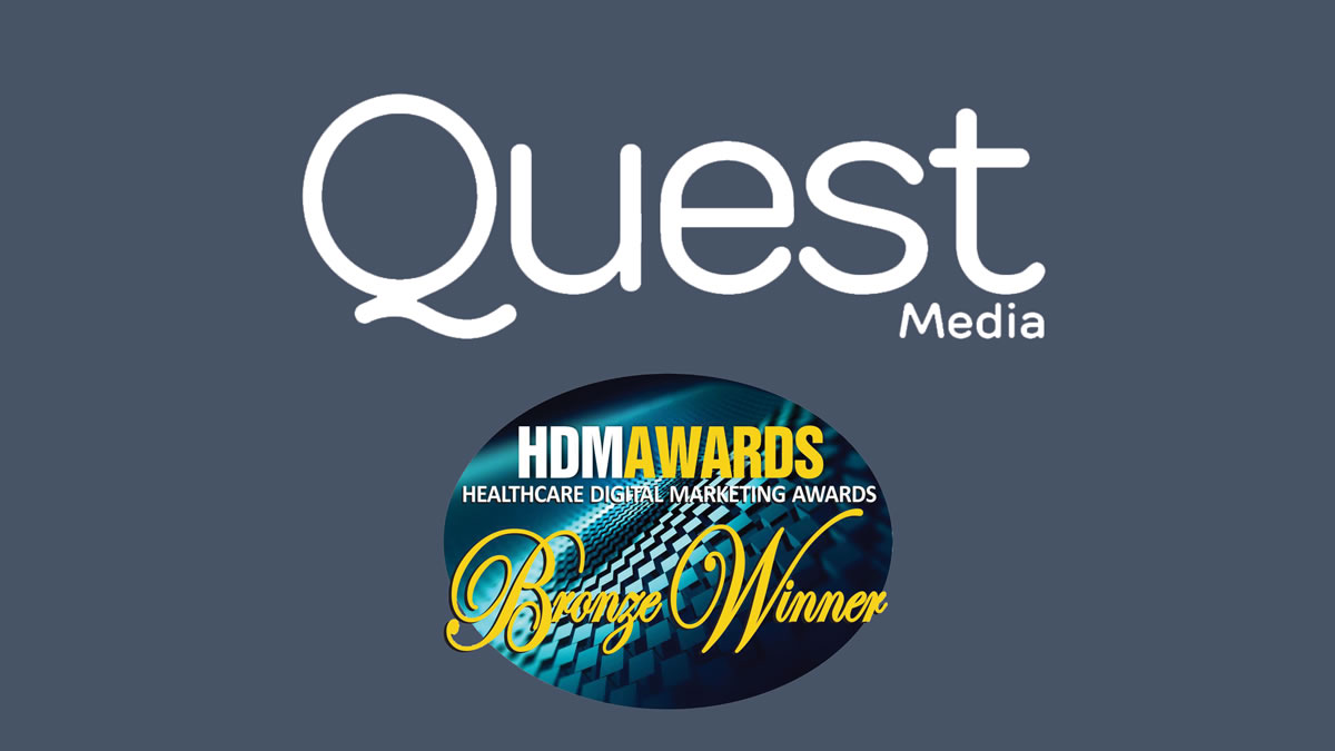 Quest Media logo HDMAWARDS Bronze Winnger logo