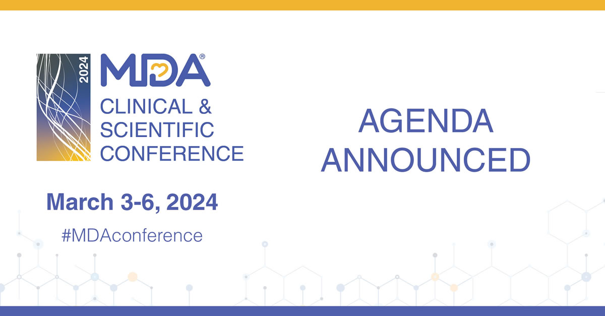 Agenda Announced for 2025 MDA Clinical & Scientific Conference