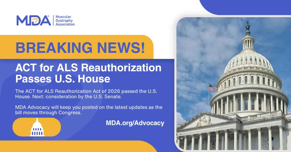 ACT for ALS Reauthorization passes U.S. House