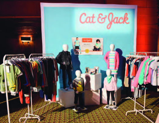 Target’s Cat and Jack display during the Fashion Revolution event