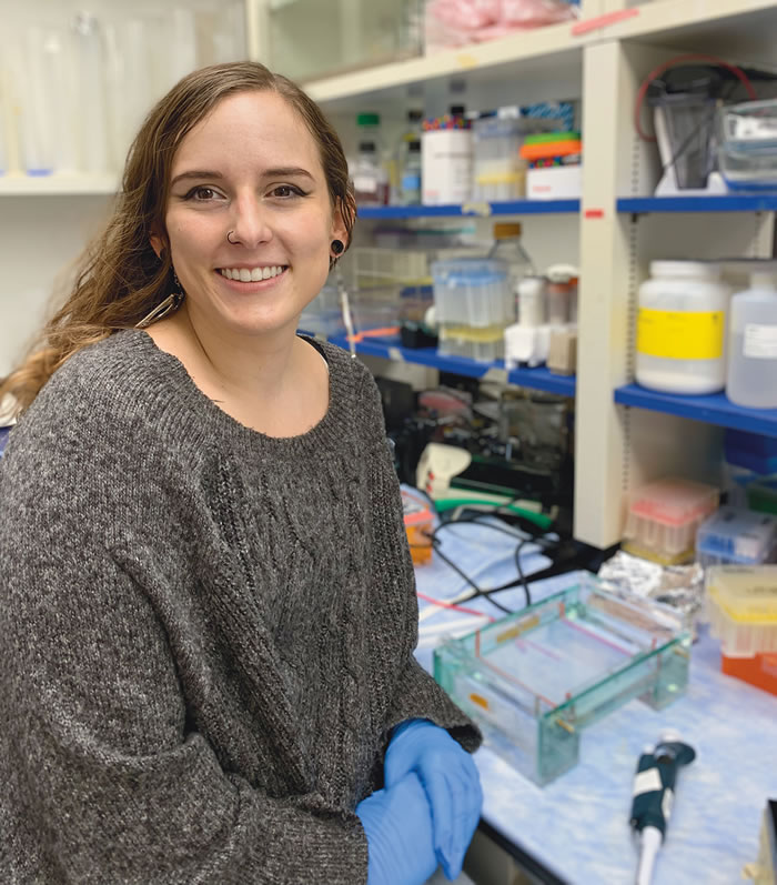 Nikaela Losievski is studying the molecular mechanisms behind SMA.