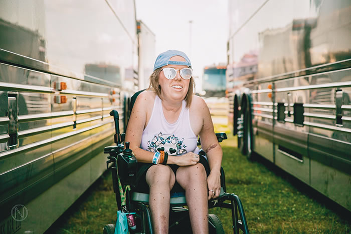 Kelly Berger loves the inclusive atmosphere and behind-the-scenes access of music festivals.