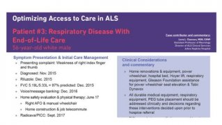 Optimizing Access to Care ALS Patient #3 - Respiratory Disease with End-of-Life Care