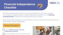 Financial Independence Checklists