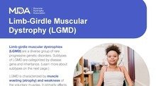 Fact sheet for Limb-girdle muscular dystrophies.