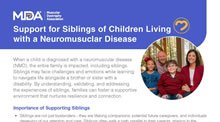 Support for Siblings of Children Living with a Neuromusuclar Disease thumbnail