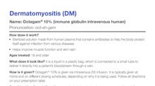 Dermatomyositis (DM) Treatment Fact Sheet