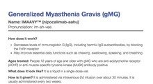 Generalized Myasthenia Gravis (gMG)